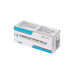 Cloruro de Potasio 600mg 50 Comprimidos Prolongados