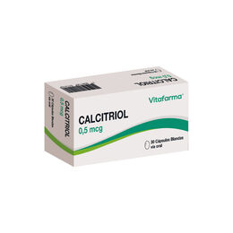 Calcitriol 0.5mg 30 Cápsulas Blandas