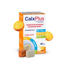 Calxplus Sabor Naranja 60 Comprimidos Masticables