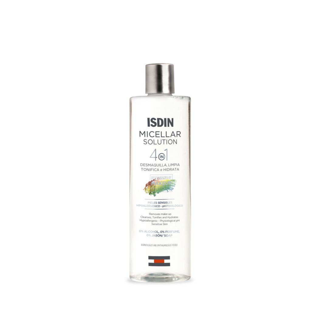 Agua Micelar 4 en 1 Isdin Micellar Solution 400ml