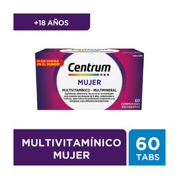 Centrum Mujer Multivitamínico 60 Comprimidos