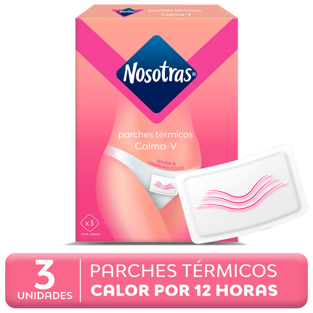 Parches Térmicos Nosotras Calma-V 3 Unidades.