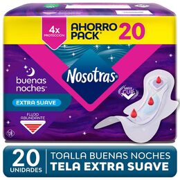 Toallas Higiénicas Buenas Noches 20 Unidades