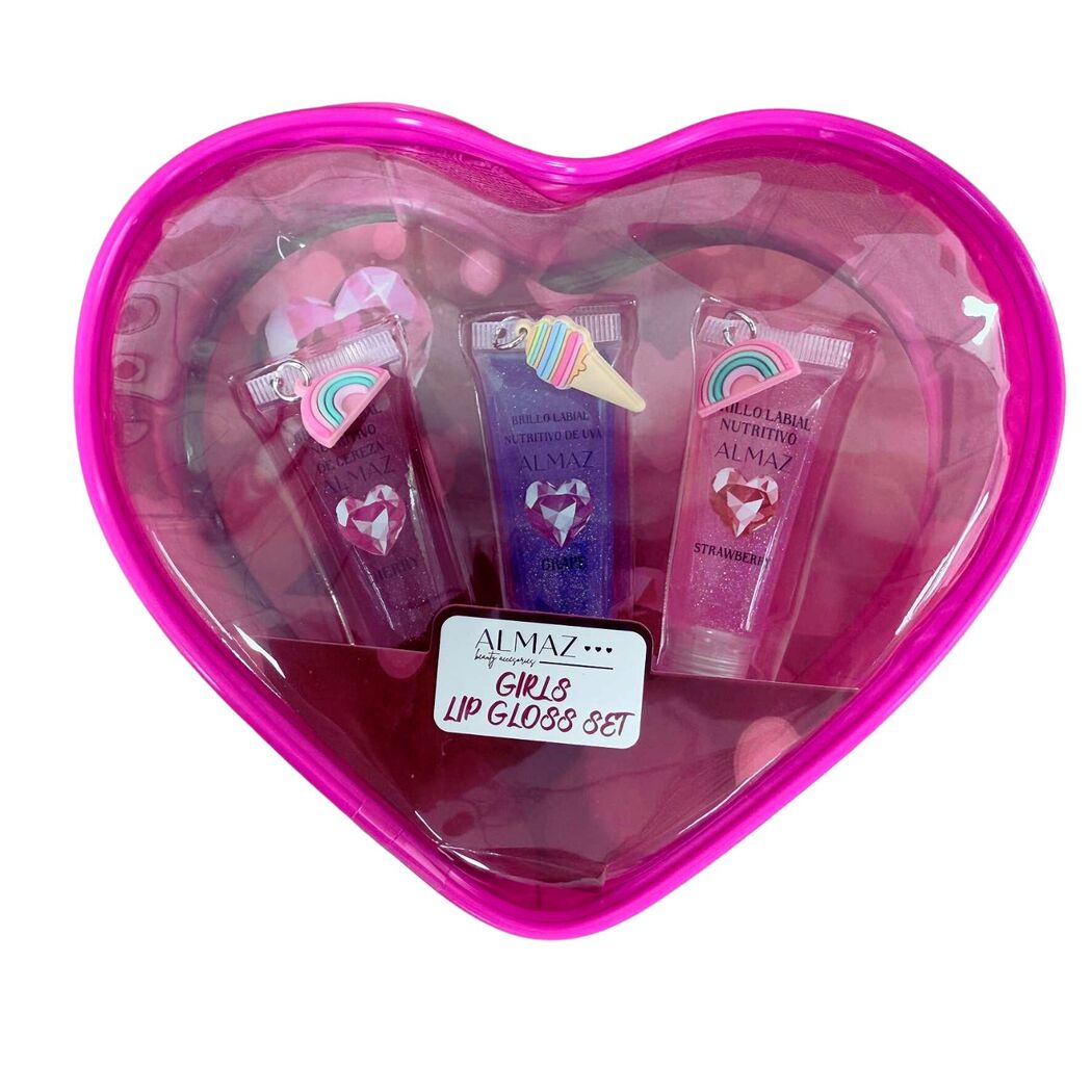 Girls Lip Gloss Set Bálsamo Labial