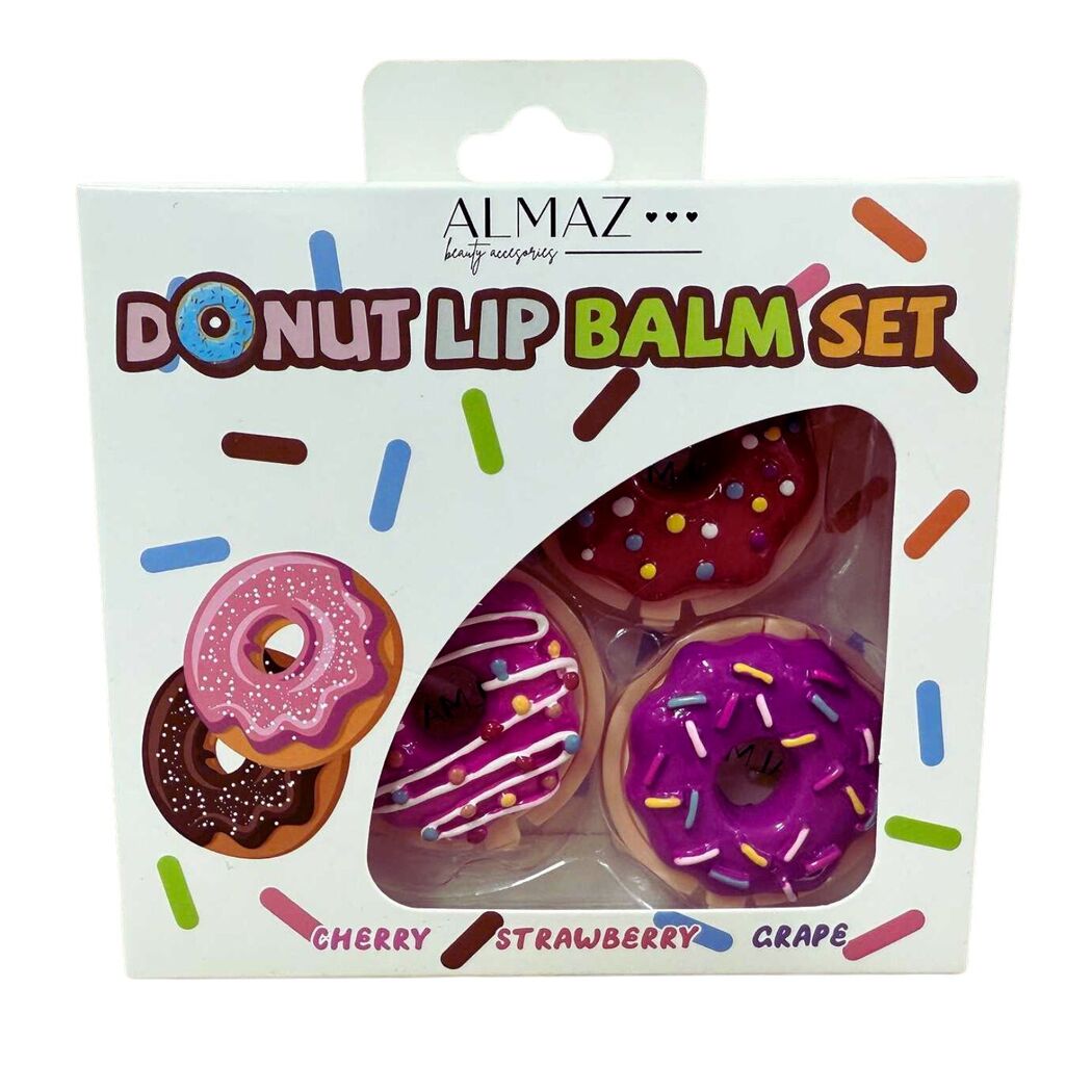 Donut Lip Balm Set Bálsamos Labiales