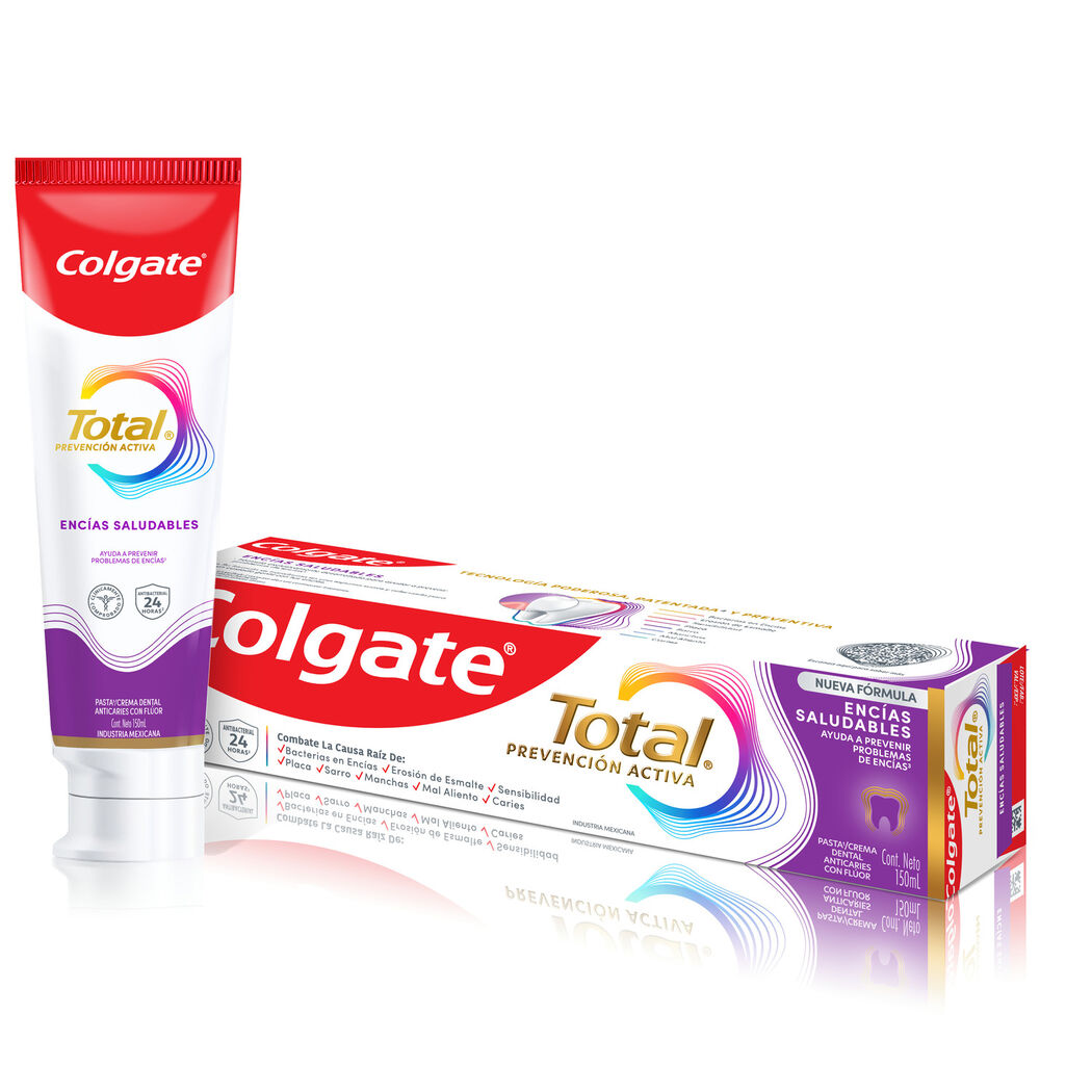 Pasta Dental Colgate Total Encías Saludables con Flúor 150ml