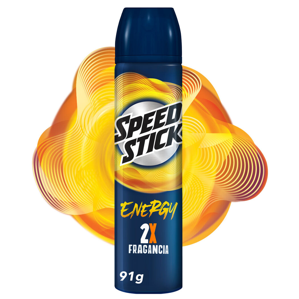 Desodorante en Spray Speed Stick Energy 2X Fragancia 91g