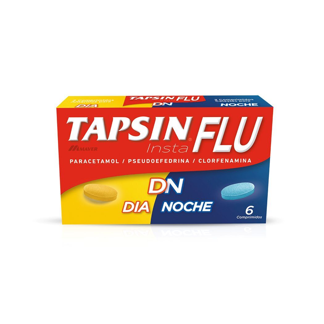 Tapsin Instaflu D/N (B) Paracetamol  6 Comprimidos