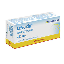 Levoxin (B) Levofloxacino 750mg 10 Comprimidos Recubiertos