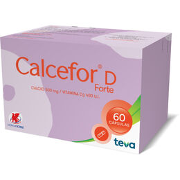 Calcefor D Forte Calcio / Vitamina D3 60 Cápsulas
