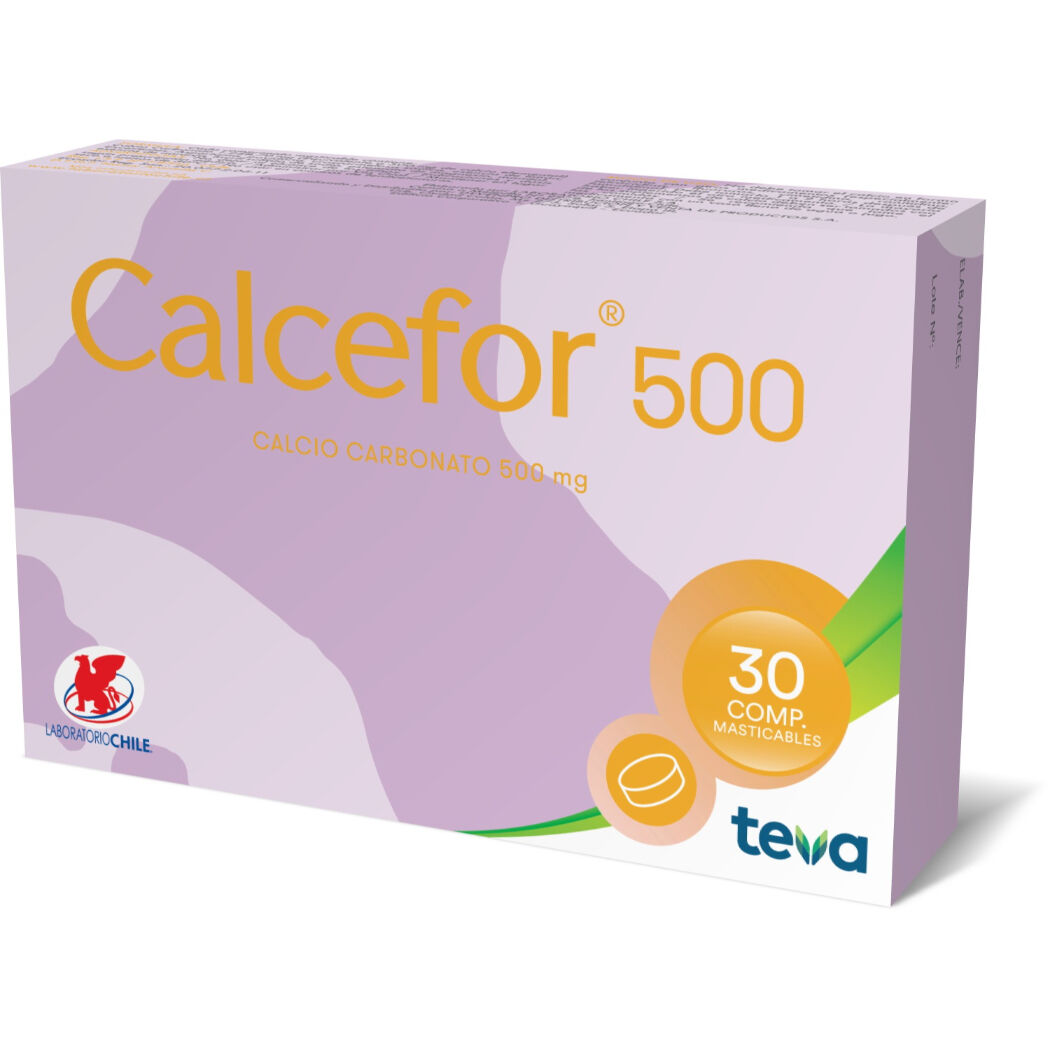 Calcefor Calcio 30 Comprimidos Masticables