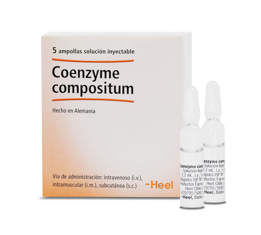 Coenzyme Compositum Inyectable 5 Ampollas