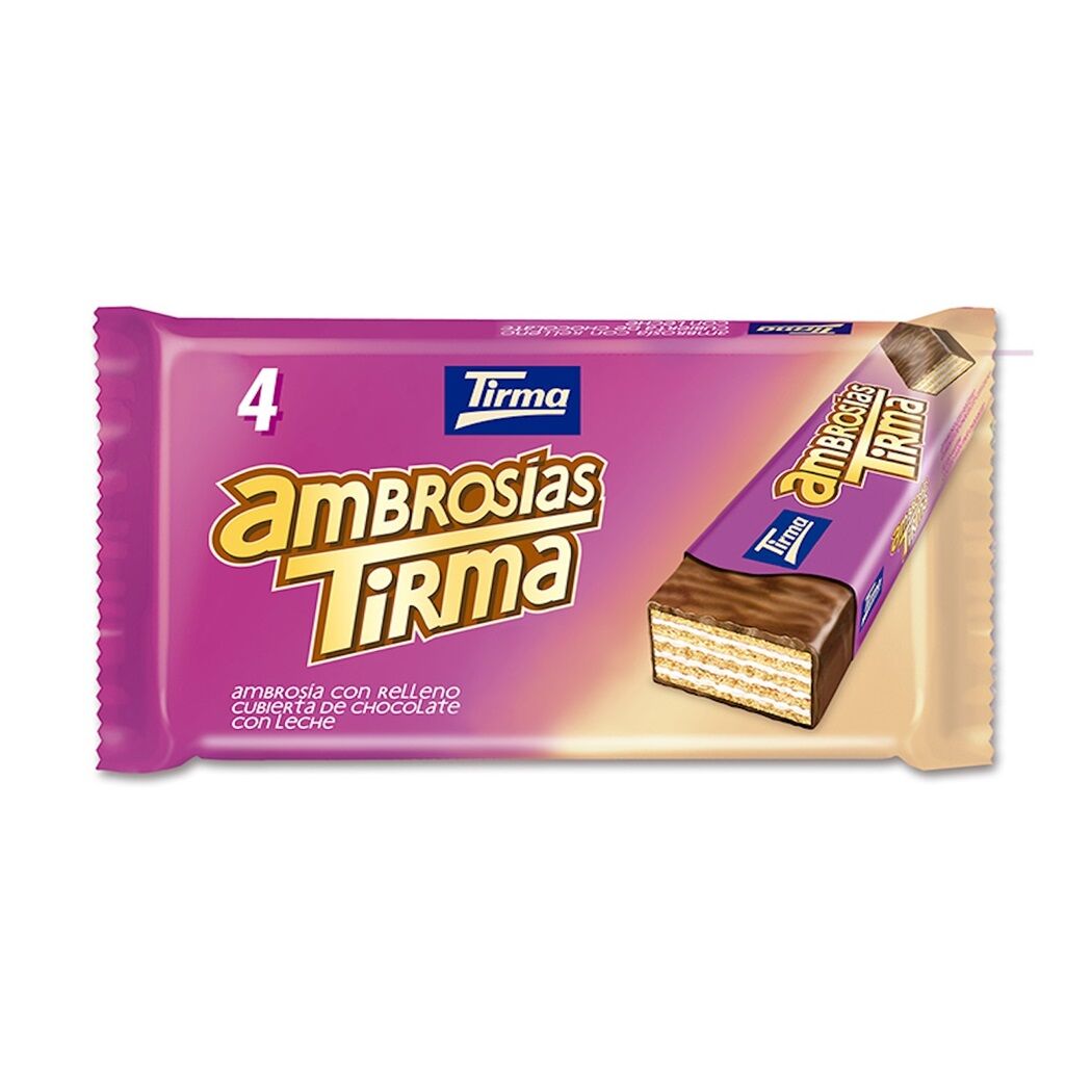 Ambrosia Chocolate con Leche 84grs 4 Unidades