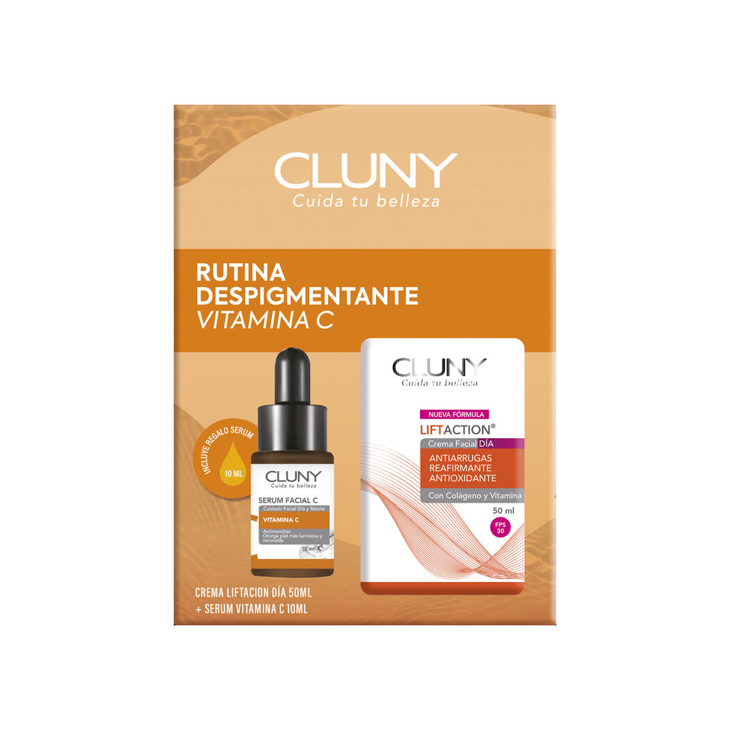 Rutina Despigmentante Cluny Lift Action Antiarruga