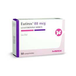 Eutirox 88 Levotiroxina 88 mcg 50 Comprimidos