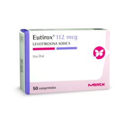 Eutirox levotiroxina 112 mcg 50 comprimidos