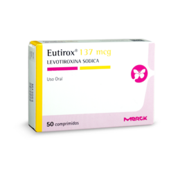 Eutirox levotiroxina 137 mcg 50 comprimidos