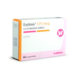 Eutirox levotiroxina 175 mcg 50 comprimidos
