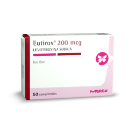 Eutirox 200 Levotiroxina 200 mcg 50 Comprimidos