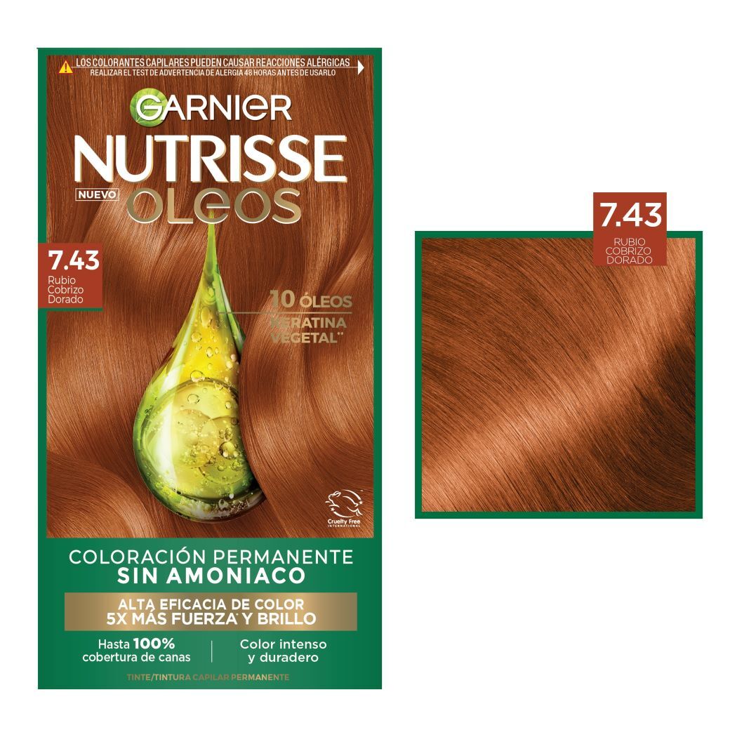 Nutrisse Oleos Rubio Cobrizo 7.43