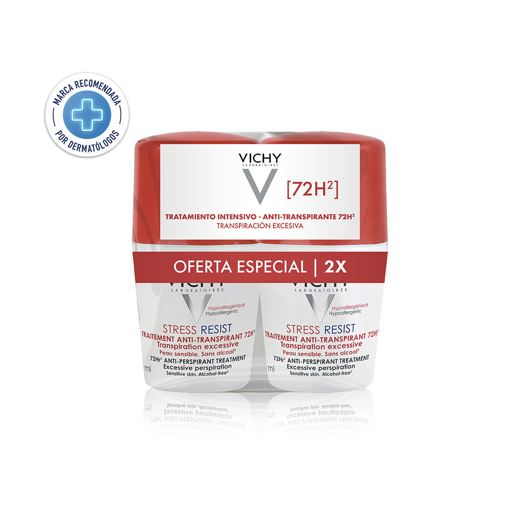 Pack Desodorante Stress Resist 72h 50ml 2 Unidades