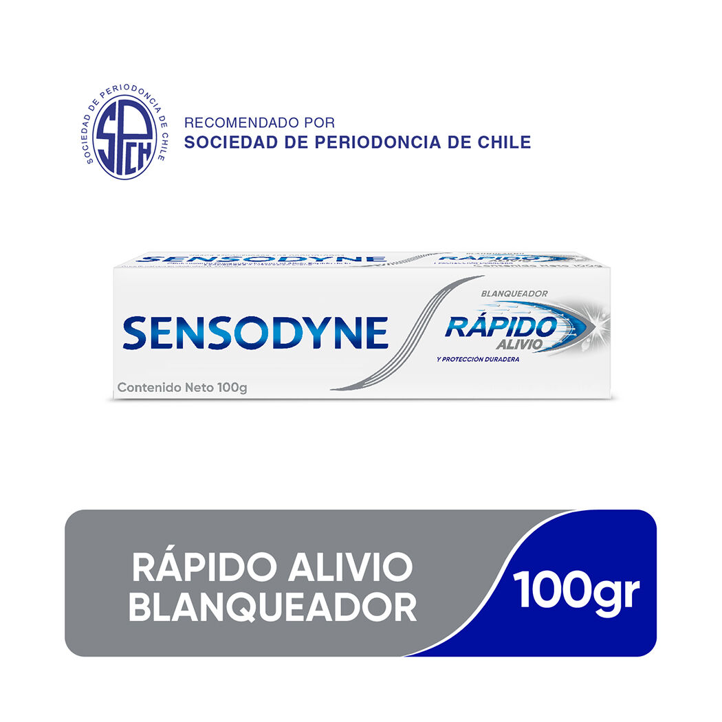 Sensodyne Rápido Alivio Blanqueador 100g