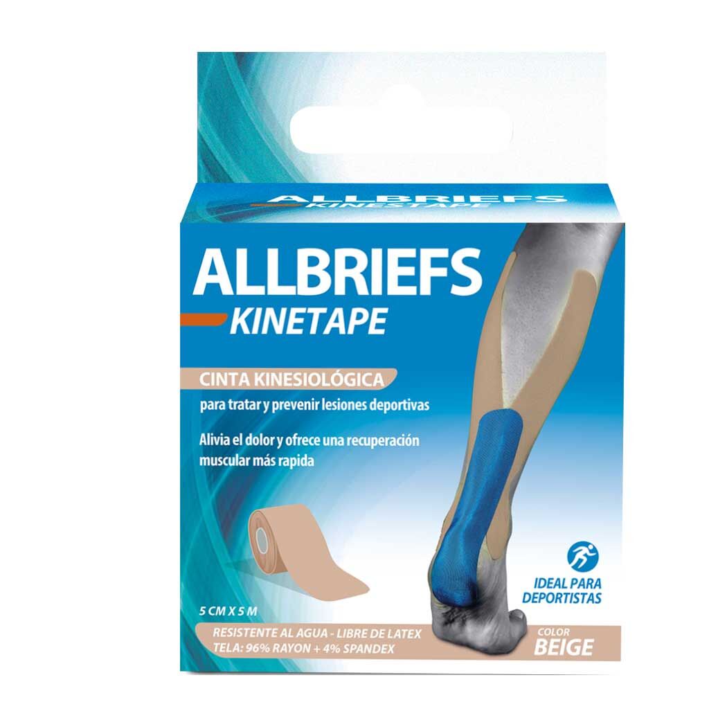 Allbriefs Kinetape Cinta Kinesiológica 