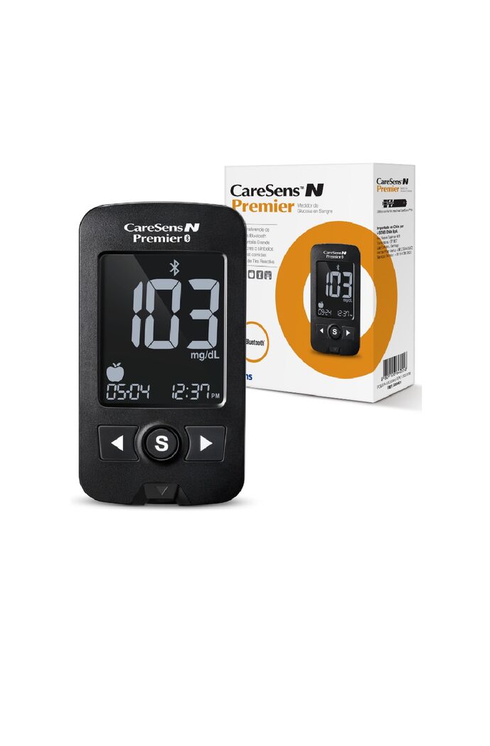 Medidor de Glucosa N Premier Caresens con Bluetooth