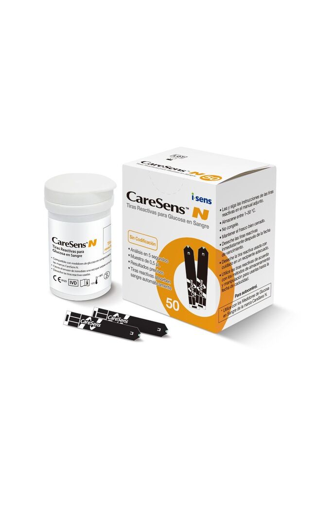 Caresens Tiras Reactivas Caresens 50 Unidades