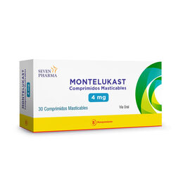 Montelukast 4 mg 30 comprimidos masticables