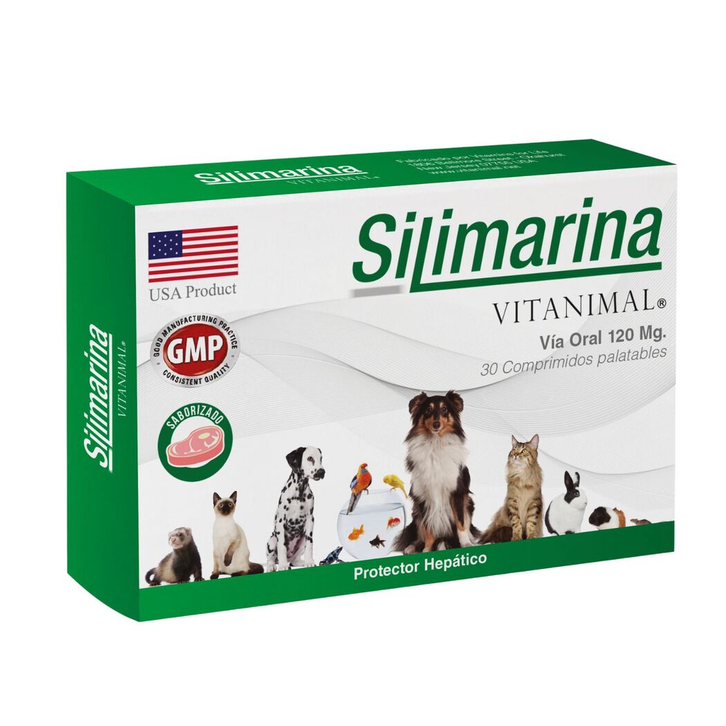 Vitaminal Silimarina 120mg 30 Comprimidos Masticables