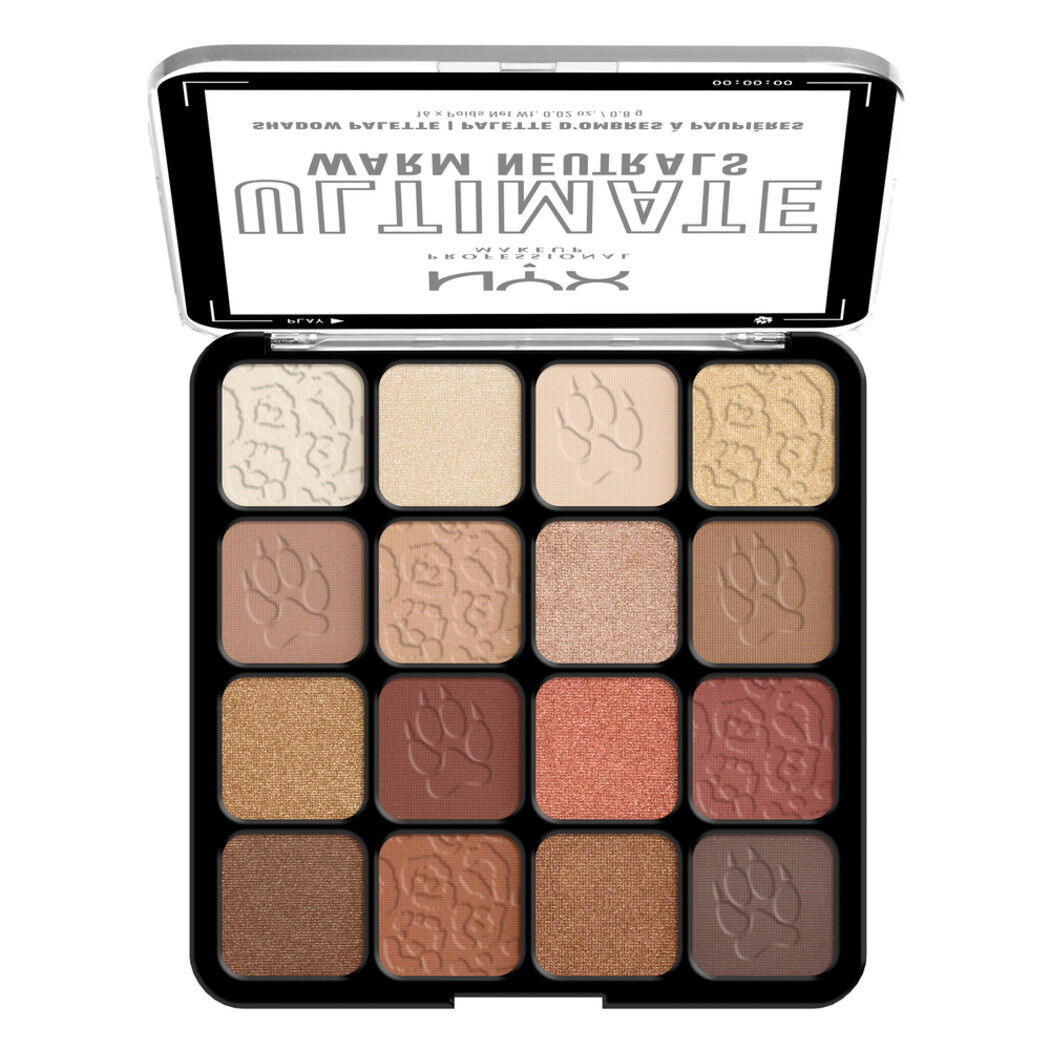 Paleta De Sombras Ultimate Shadow Palette 16-Pan W. Neutr
