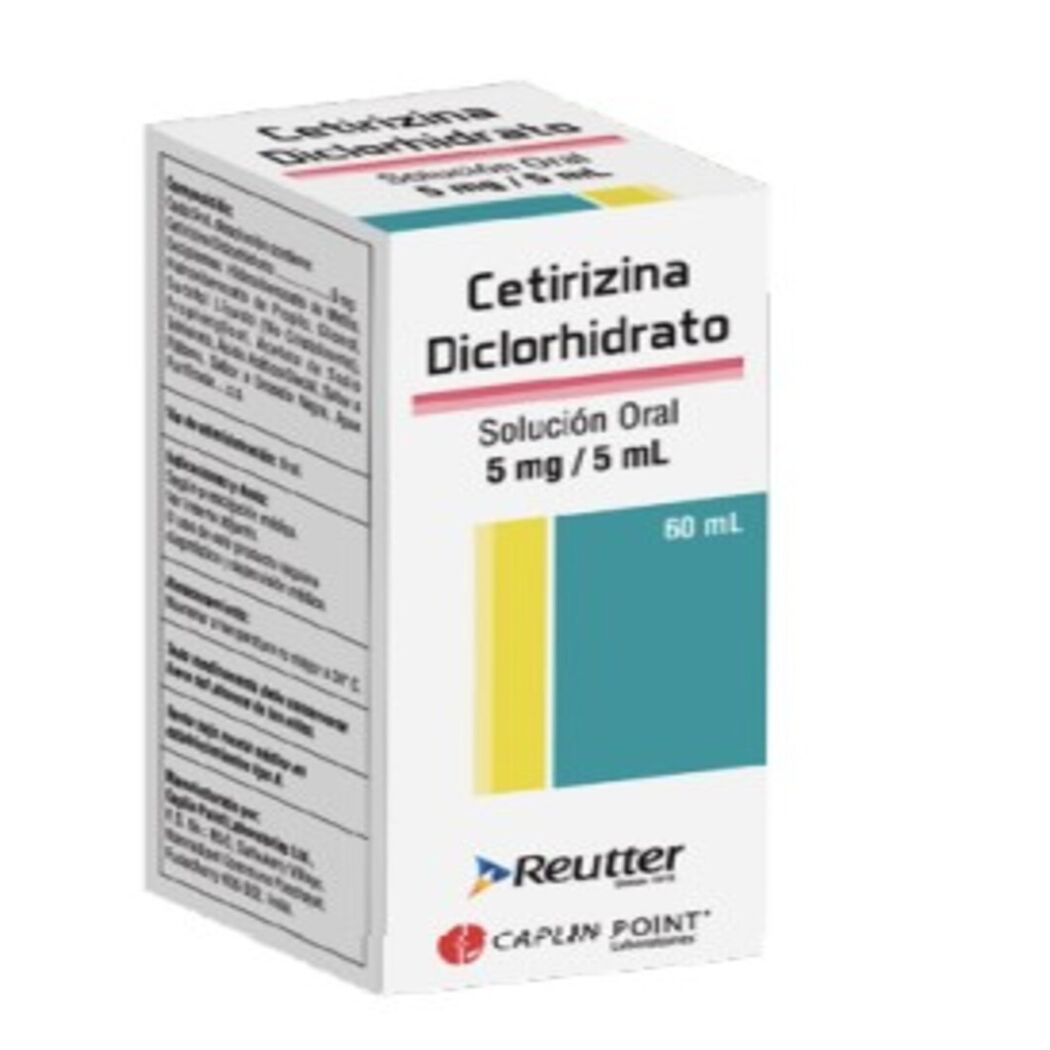 Cetirizina 5mg/5ml Jarabe 60ml