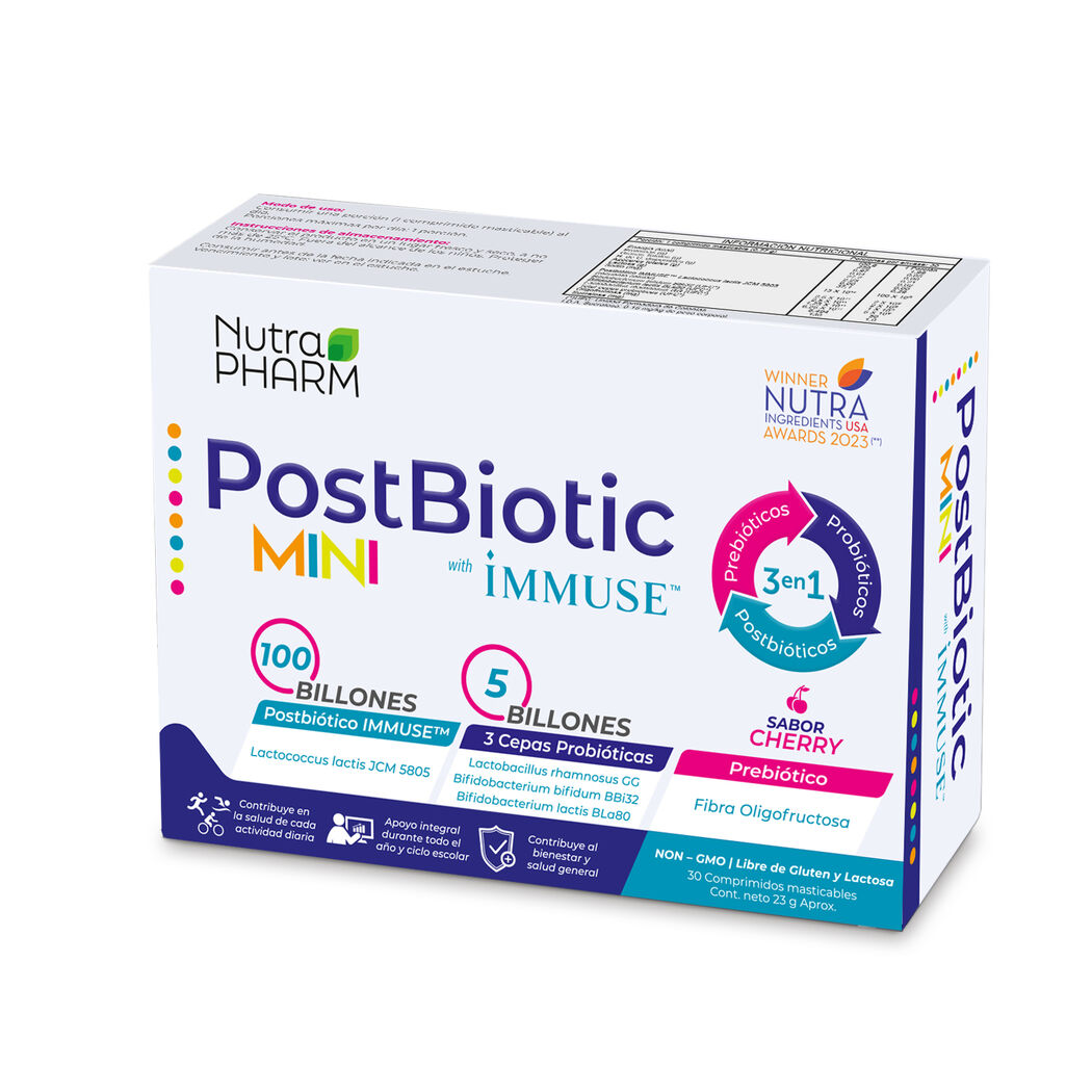 Postbiotic Immuse Mini 30 Comprimidos