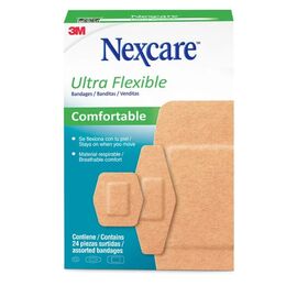 Nexcare Parche Ultra Flexibles Surtidos 24 Unidades