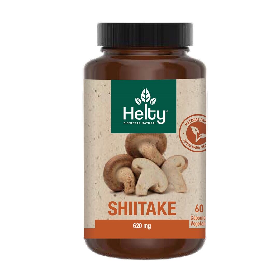 Helty Hongos Adaptógenos Shiitake 60 Cápsulas