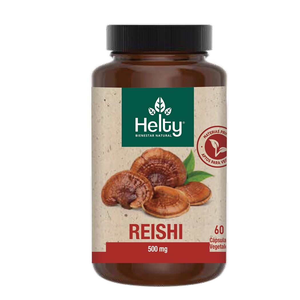 Helty Hongos Adaptógenos Reishi 500mg 60 Cápsulas