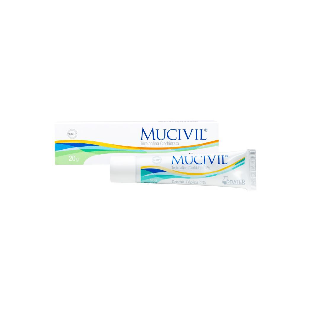 Mucivil Terbinafina 1% Crema Tópica 20g