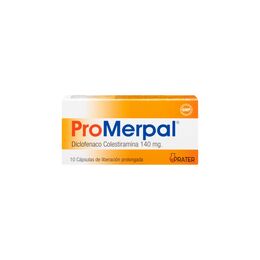 ProMerpal diclofenaco 140 mg 10 cápsulas de liberación prolongada