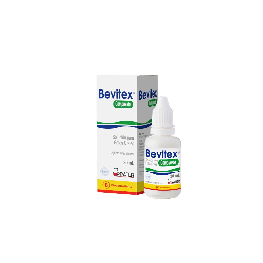 Bevitex Compuesto Metamizol Magnésico / Pargeverina Oral Gotas 30ml