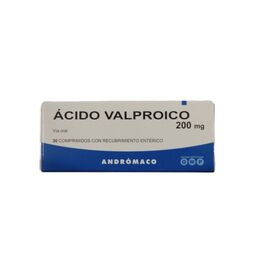 Ácido valproico 200 mg 30 comprimidos con recubrimiento entérico