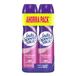 Desodorante En Spray Lady Speed Stick 24/7 Powder Fresh Pack 91g 2 Unidades