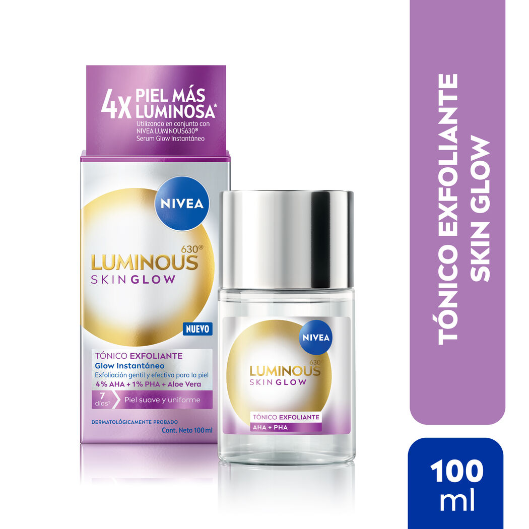 Nivea Luminous630 Skin Glow Tónico Exfoliante Glow Instantáneo 100ml