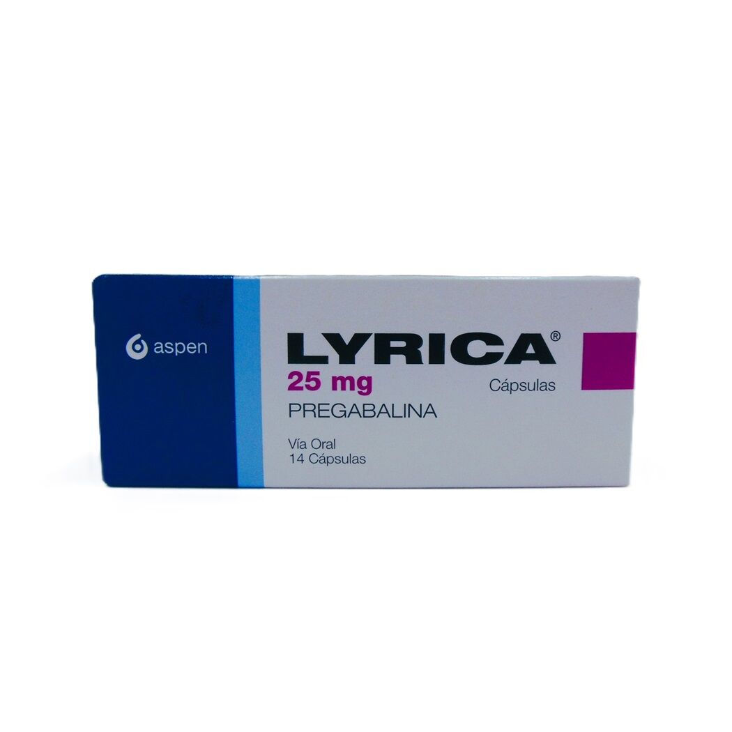 Lyrica (R) Pregabalina 25mg 14 Cápsulas
