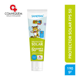 Protector Solar Sandtan Coaniquem Kids FPS50 190g