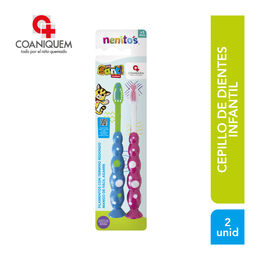 Cepillos de Dientes Infantil Nenitos Coaniquem 2 Unidades