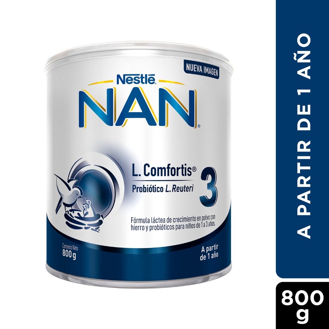 Fórmula Infantil Nan 3 L Comfortis 800g