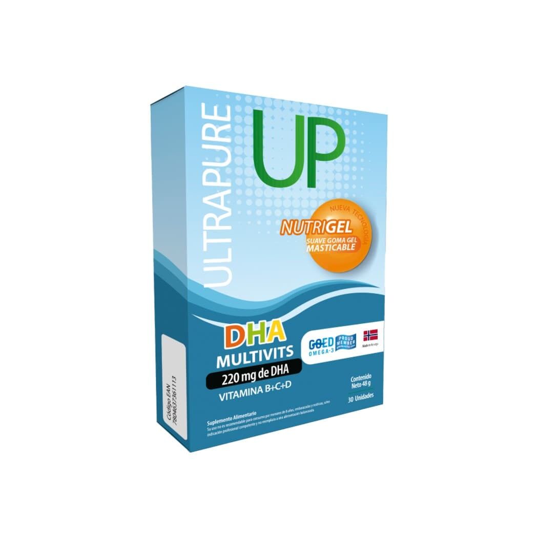 Up Omega 3 DHA Multivitis 30 Unidades