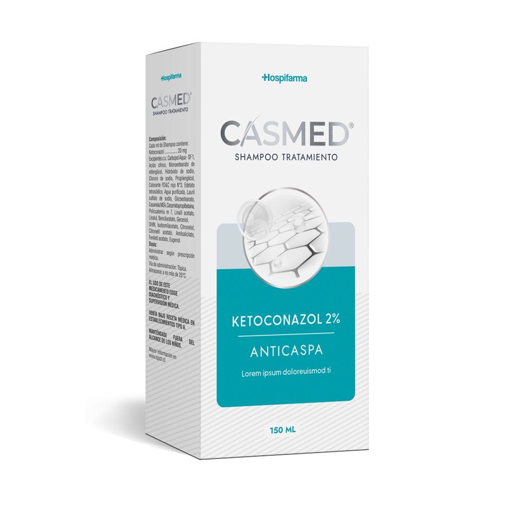 Casmed 2% Ketoconazol Shampoo 150ml