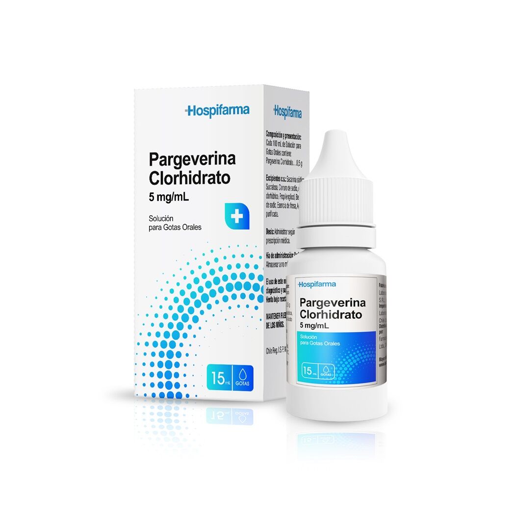 Pargeverina 5mg/ml Solución en Gotas Orales 15ml